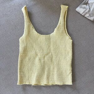 Forever 21 Butter Yellow Smock Tank